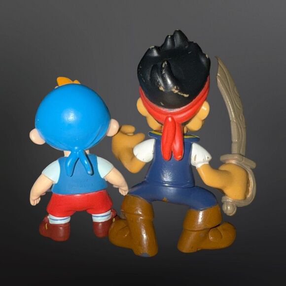 Disney Jake And The Neverland Pirate Ship Action Figures & Projectiles A8 - Picture 5 of 9